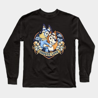 bluey love Long Sleeve T-Shirt